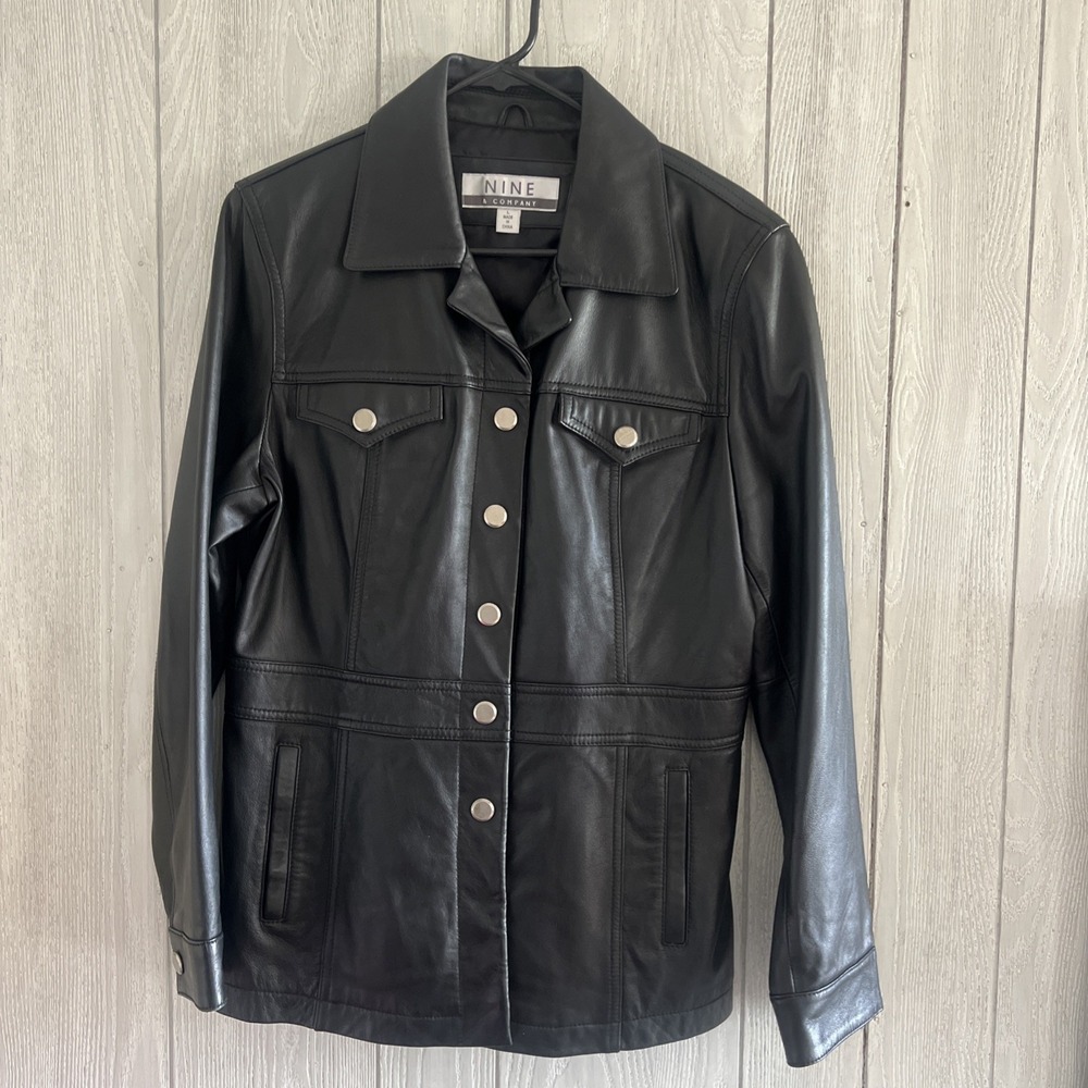 Vintage Nine & Company Women's Leather Jacket Size L